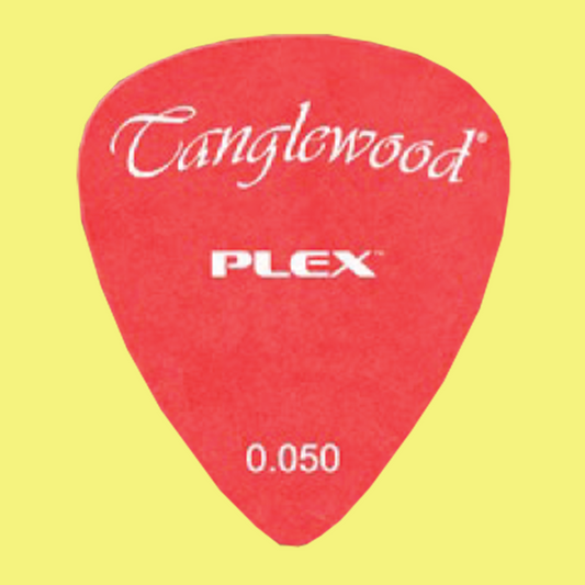 Tanglewood Plex Picks (Pack of 12) Size - .050 Red