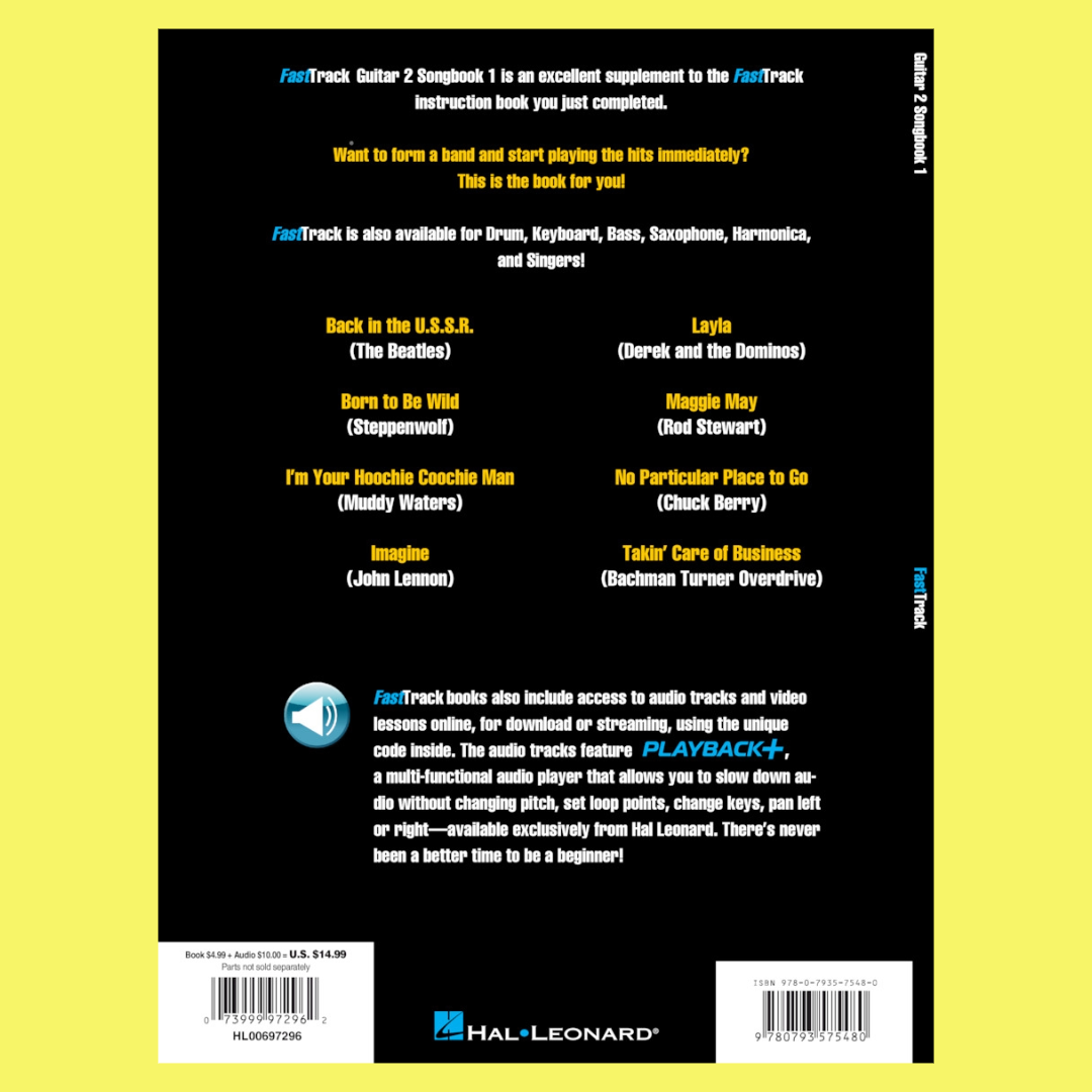 FastTrack Guitar Songbook 1, Level 2 (Book/Ola)