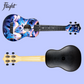 Flight TUS40 ABS Travel Soprano Ukulele Graffiti with Travel Bag