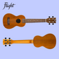 Flight LUS5 Solid Mahogany Concert Scale Long Neck Soprano Ukulele