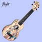 Flight TUS40 ABS Travel Soprano Ukulele Granada with Gig Bag