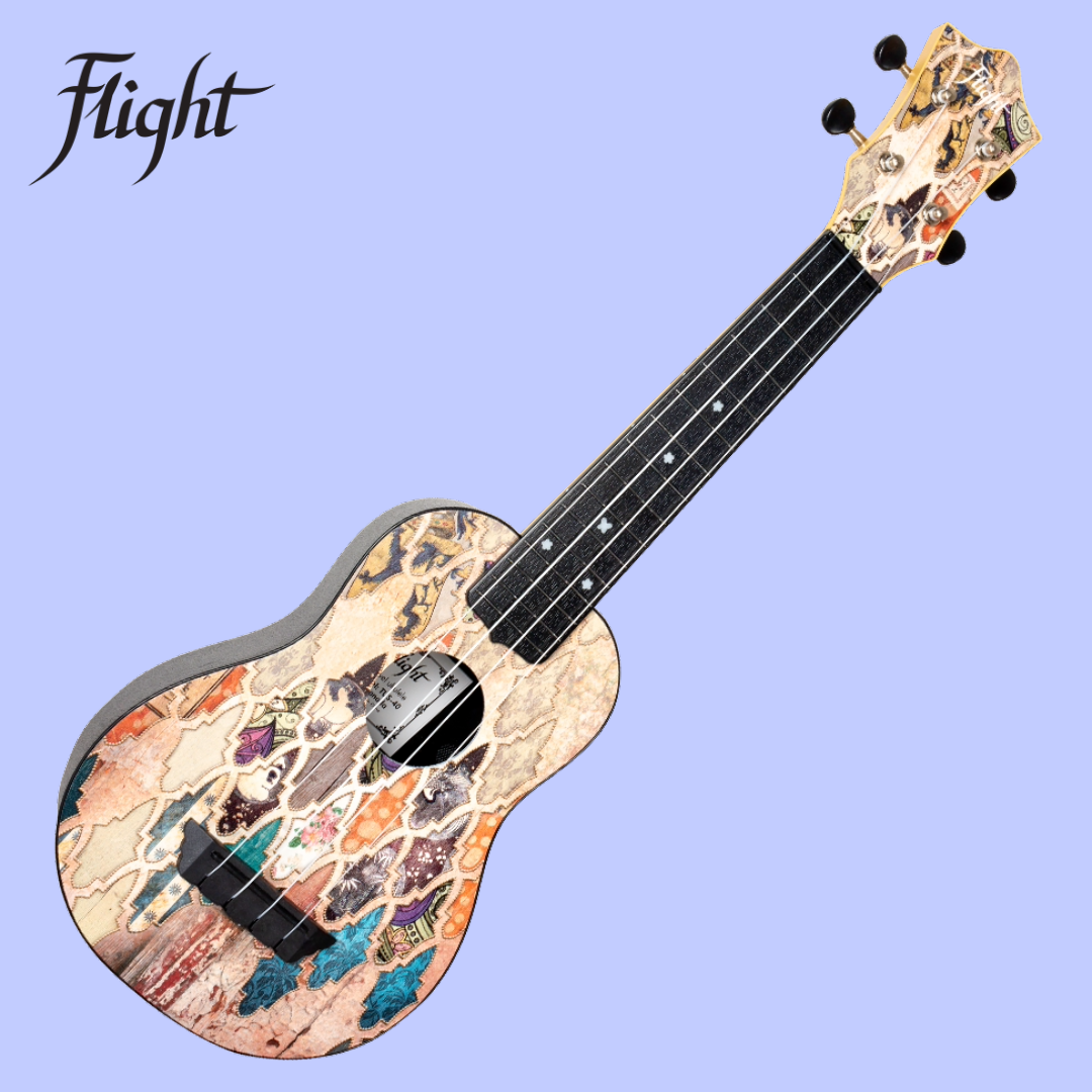 Flight TUS40 ABS Travel Soprano Ukulele Granada with Gig Bag