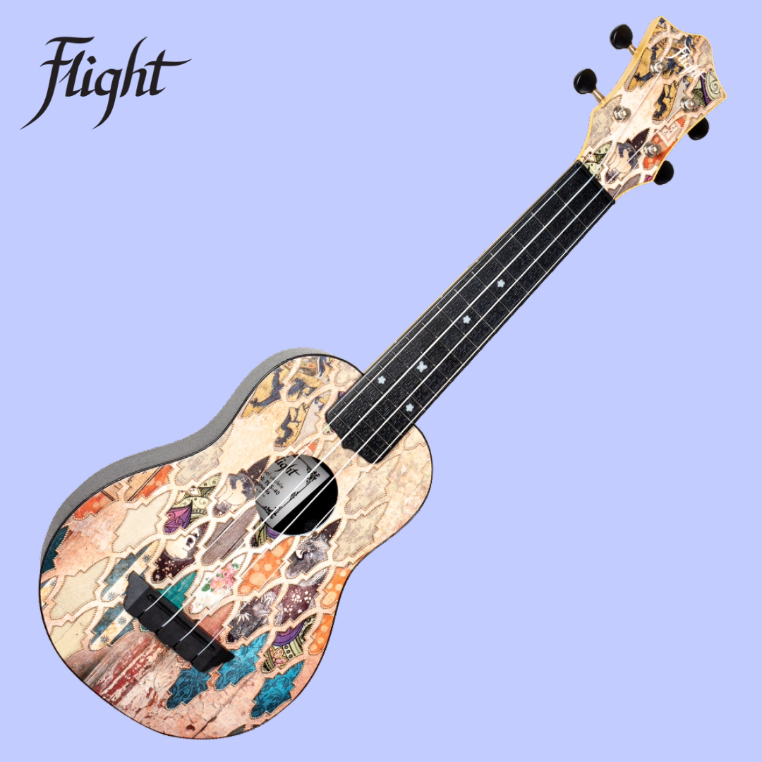 Flight TUS40 ABS Travel Soprano Ukulele Granada with Travel Bag