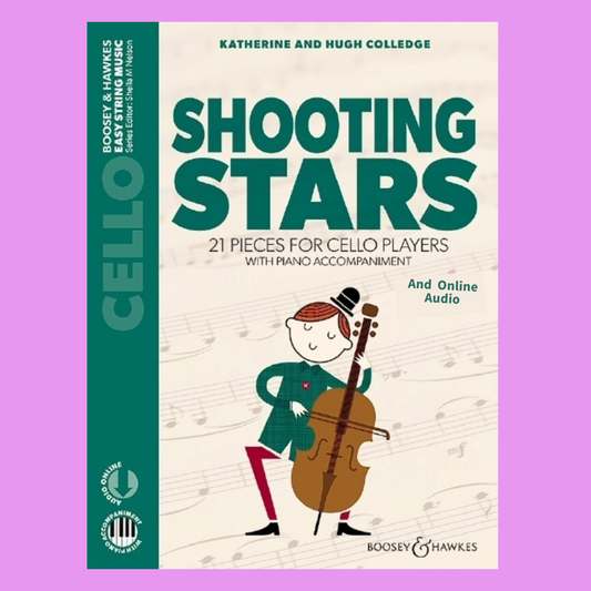 Shooting Stars - Cello Book With Piano Accompaniment & Online Audio (New Edition)