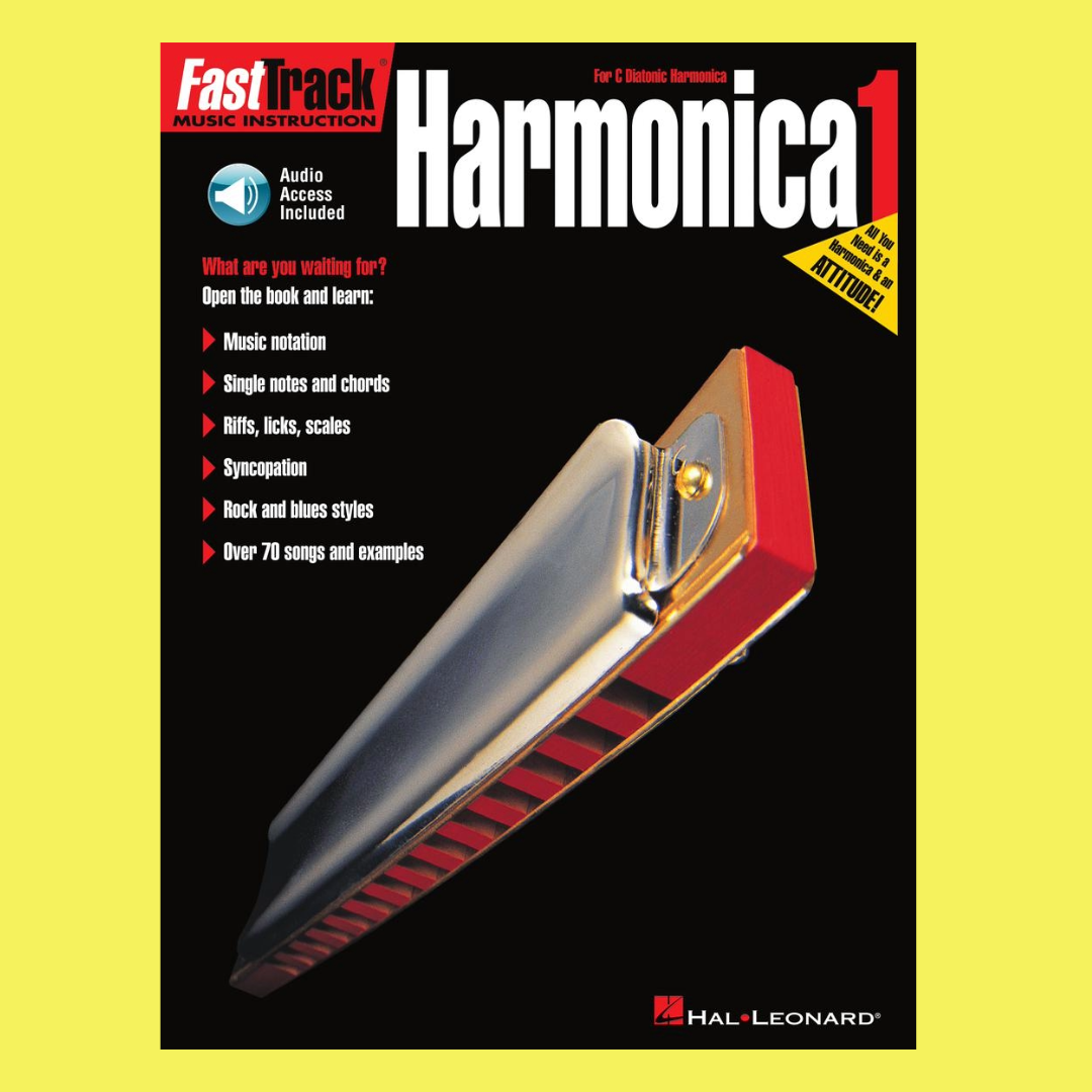 FastTrack Harmonica Method - Book 1 (Book/Ola)