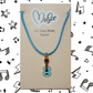 Eat. Sleep. Music. Repeat Necklace - Guitar/Ukulele (Blue)