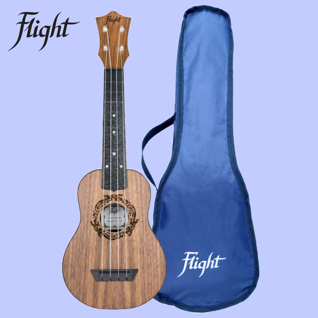 Flight TUS50 ABS Walnut Soprano Ukulele with Bag - 10 Ukuleles (Student Ukulele Pack )