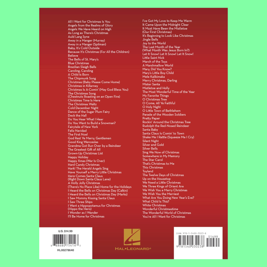 101 Christmas Songs For Tenor Saxophone Book