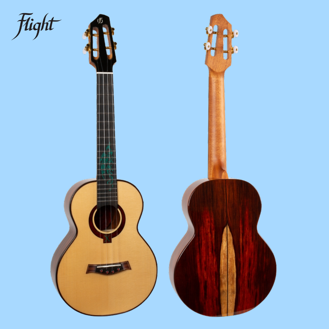 Flight A10SC Cocobolo Dragon 10th Anniversary Tenor Ukulele with Padded Gig Bag