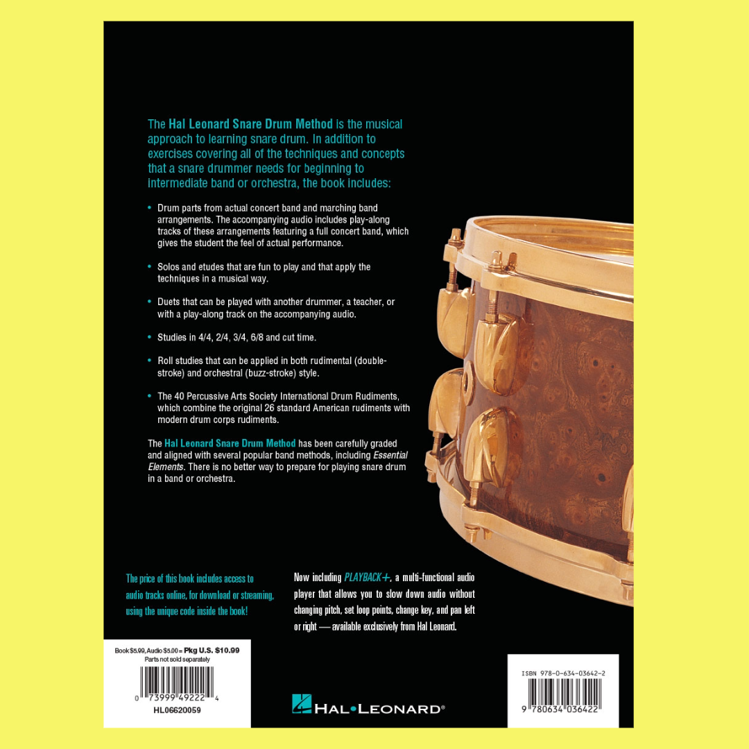 Hal Leonard - Snare Drum Method Book/Ola