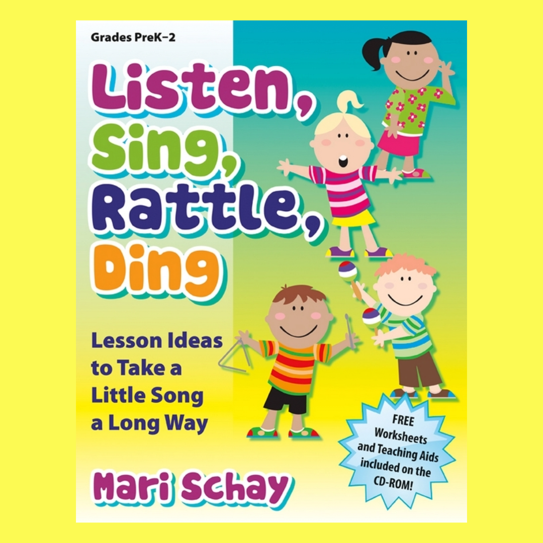Listen, Sing, Rattle Ding Book/CD-Rom (Classroom Activity with Reproducible Pages)