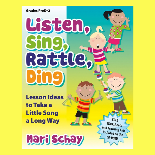Listen, Sing, Rattle Ding Book/CD-Rom (Classroom Activity with Reproducible Pages)