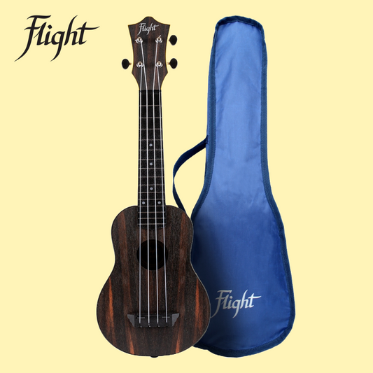 Flight TUS-55 Amara Travel Soprano Ukulele with Travel Bag