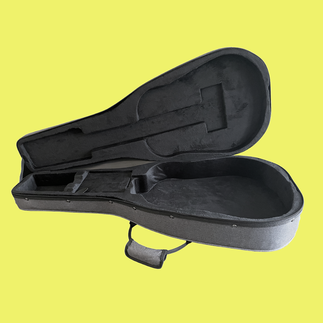 DCM Premium PFC Polyfoam Lightweight Classical Guitar Case - Grey