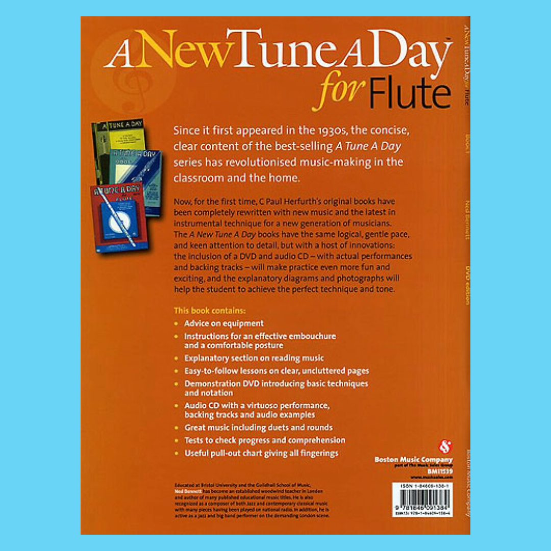 A New Tune A Day - Flute Book 1 (Book/Cd/DVD)
