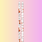 Violin Themed White Pencil