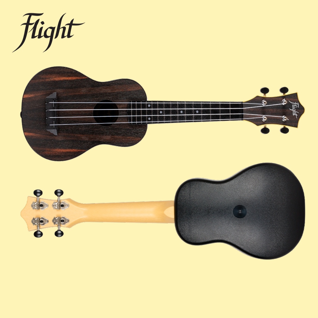 Flight TUS-55 Amara Travel Soprano Ukulele with Gig Bag