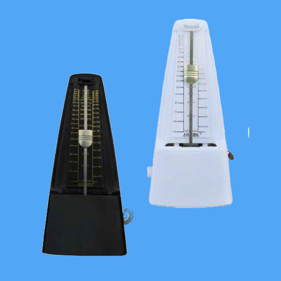 Aroma AM707 Mechanical Metronome (White)