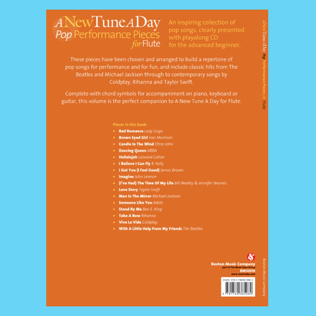 A New Tune A Day - Pop Performance Pieces For Flute Book/Cd