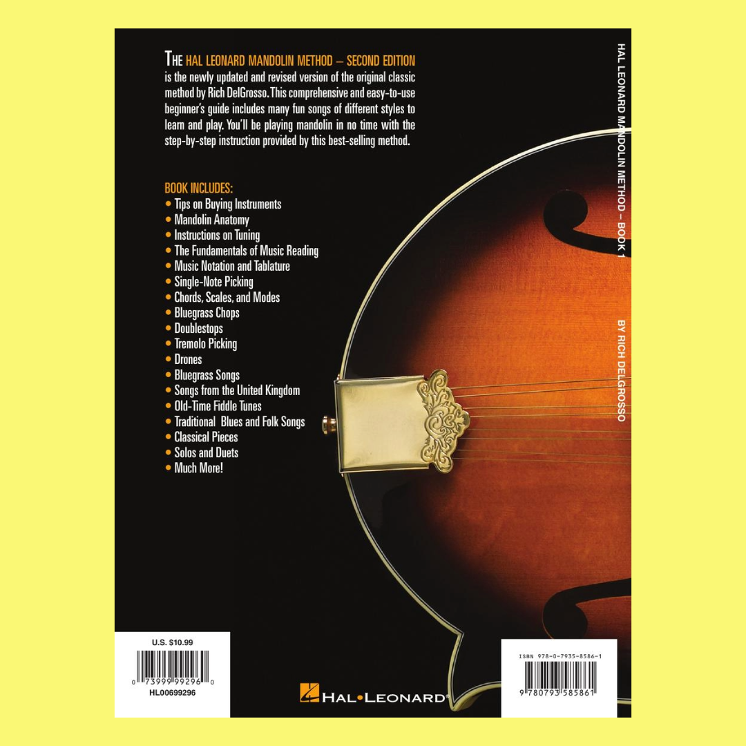 Hal Leonard - Mandolin Method Book 1 (2nd Edition)