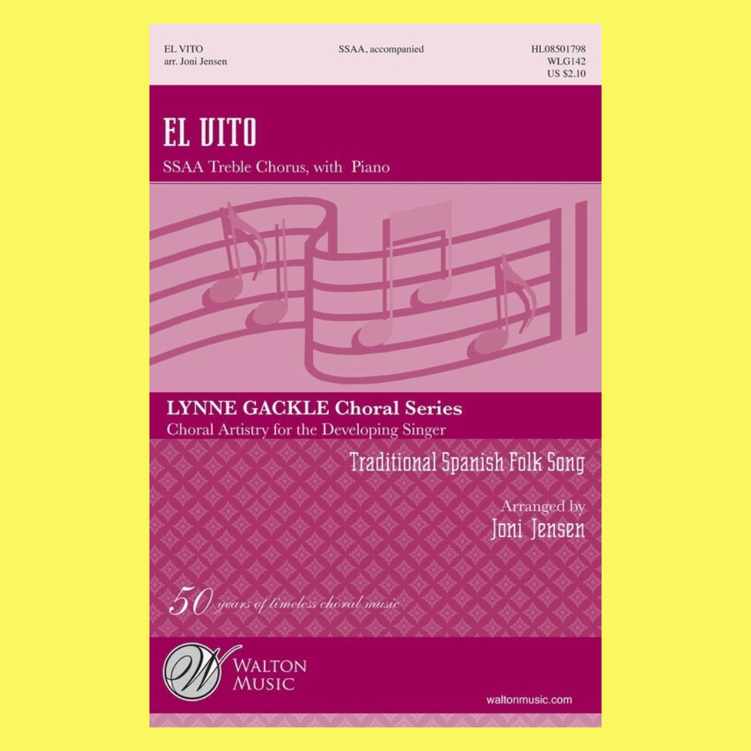 El Vito Choral Sheet Music - SSAA Voicing