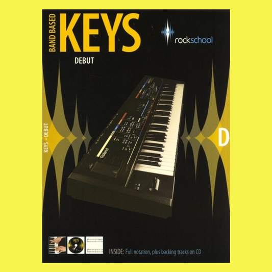 Rockschool - Band Based Keys Debut Book/Cd