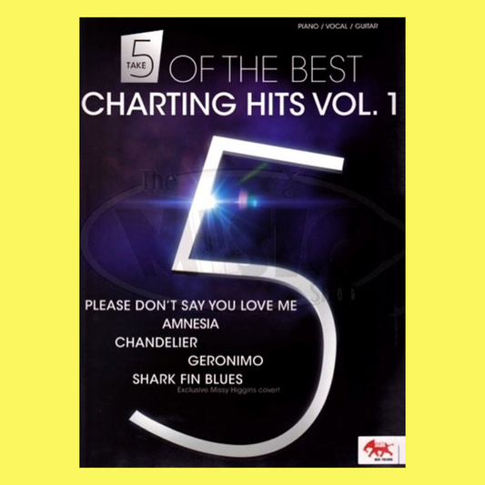 Take 5 Of The Best Charting Hits Volume 1 Piano Vocal Guitar Songbook