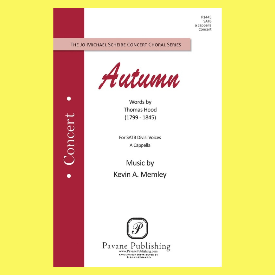 Autumn Choral Sheet Music - Soprano, Alto, Tenor, Bass
