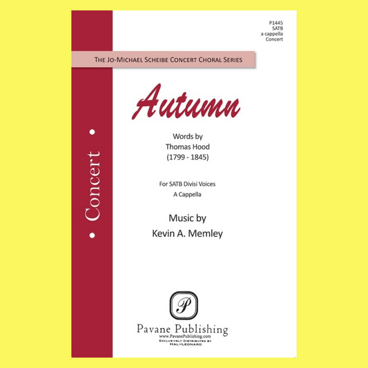 Autumn Choral Sheet Music - Soprano, Alto, Tenor, Bass
