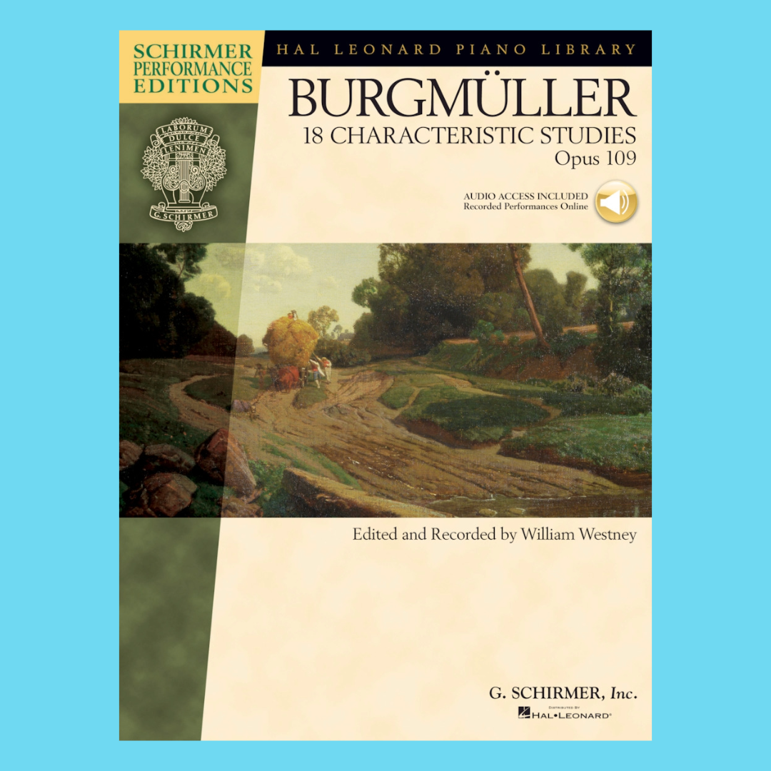Burgmuller - 18 Characteristic Studies Op. 109 For Piano Book (Book/Ola)