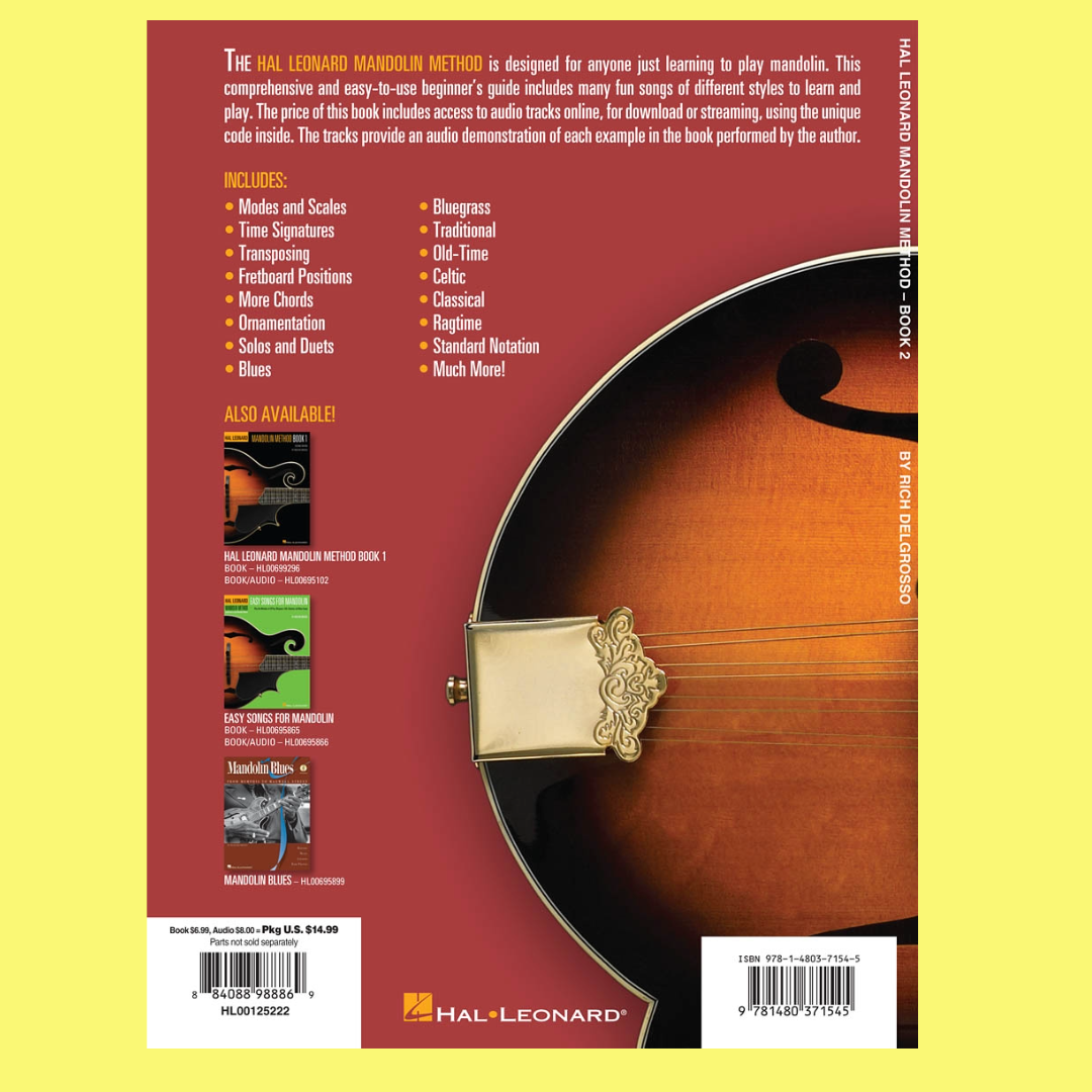 Hal Leonard Mandolin Method - Book 2