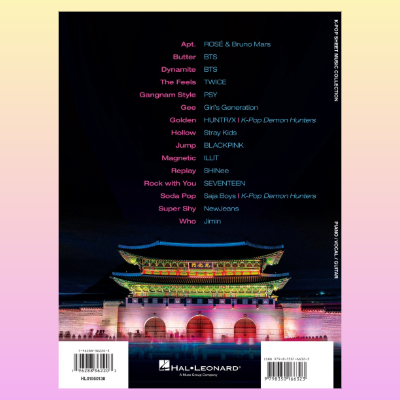K-Pop Sheet Music Collection - Piano/Vocal/Guitar Songbook (New Release)