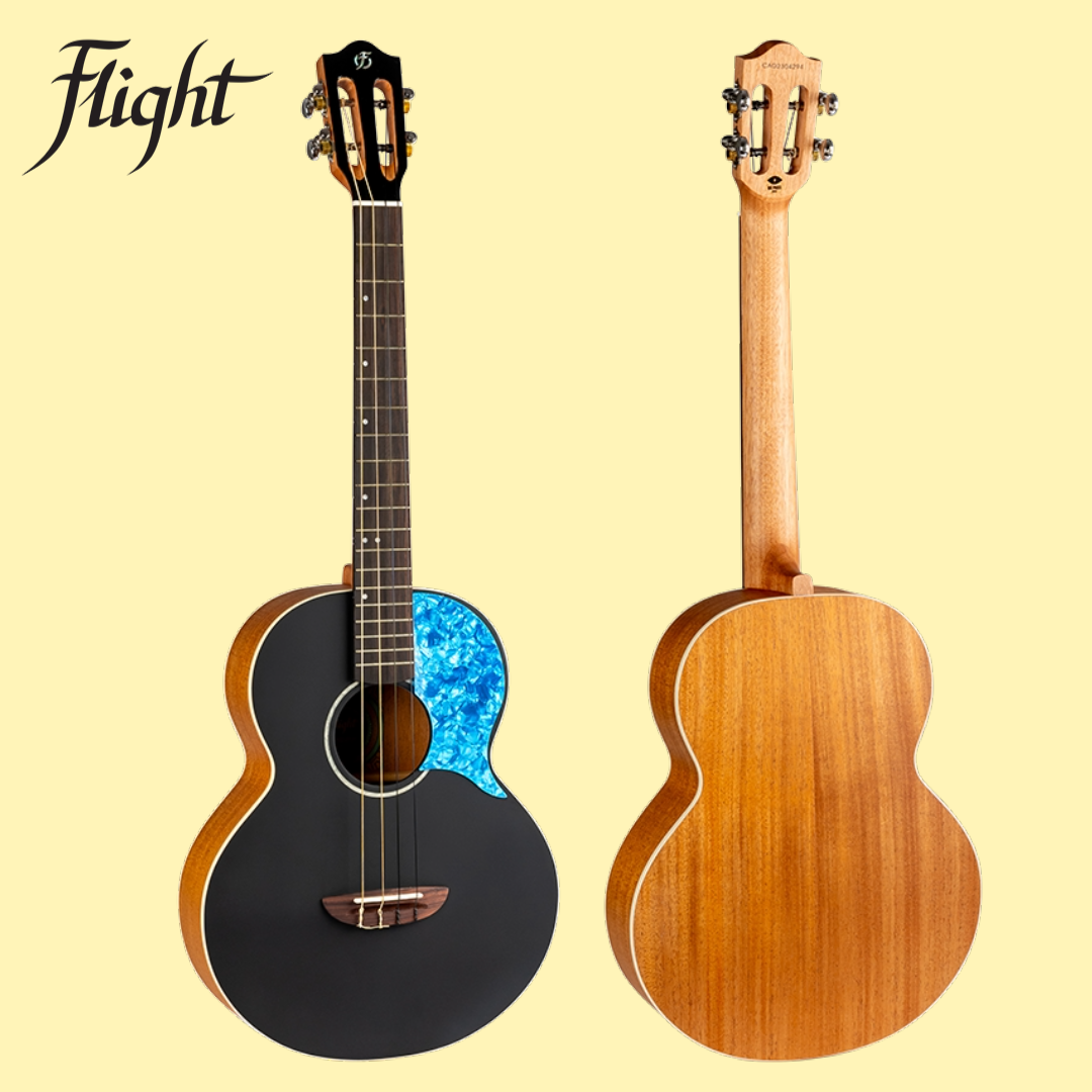 Flight IRISBK Tenor Ukulele with Deluxe Padded Gig Bag