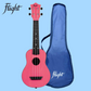 Flight TUS35 ABS Travel Soprano Pink Ukulele with Gig Bag