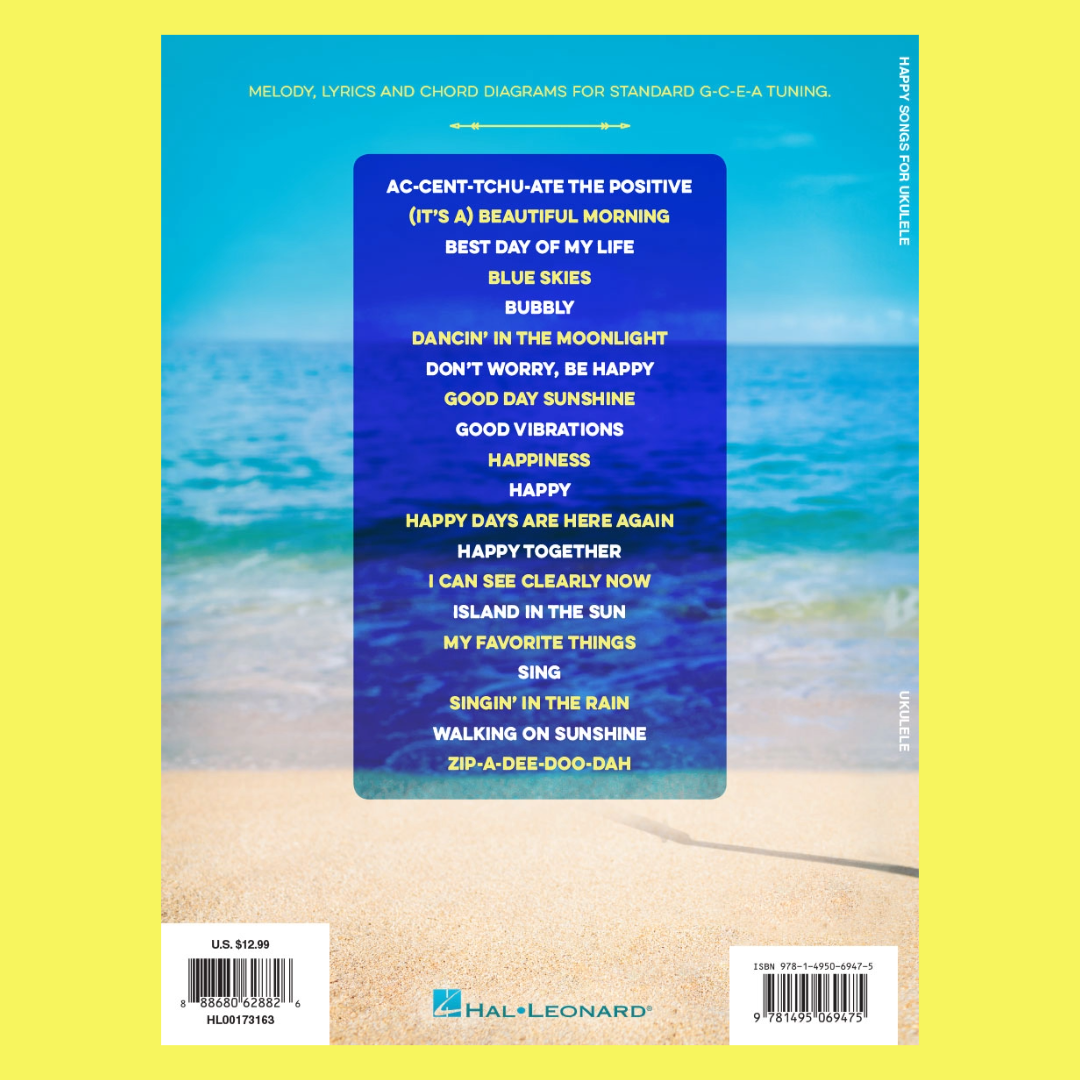 Happy Songs For Ukulele Songbook