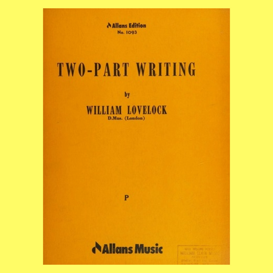William Lovelock - Two Part Writing Book