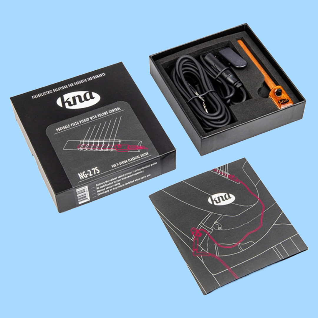 KNA NG2-7S Classical Guitar Pickup for 7 Strings with Volume Control