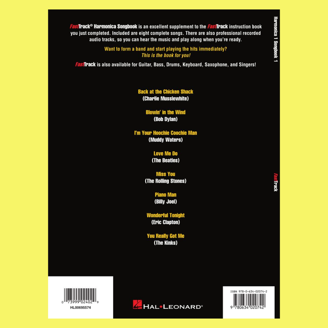 FastTrack Harmonica - Songbook 1 (Book/Ola)