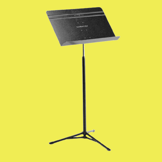 Manhasset Voyager Concertino Short Shaft Collapsible Music Stand with ABS Desk - Black