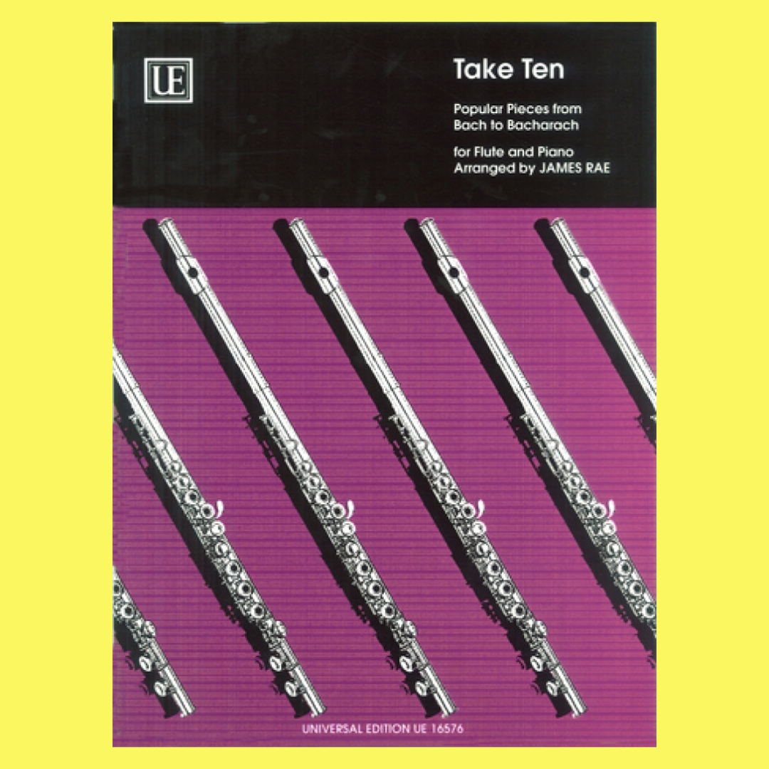 James Rae: Take Ten - Popular Pieces For Flute Book