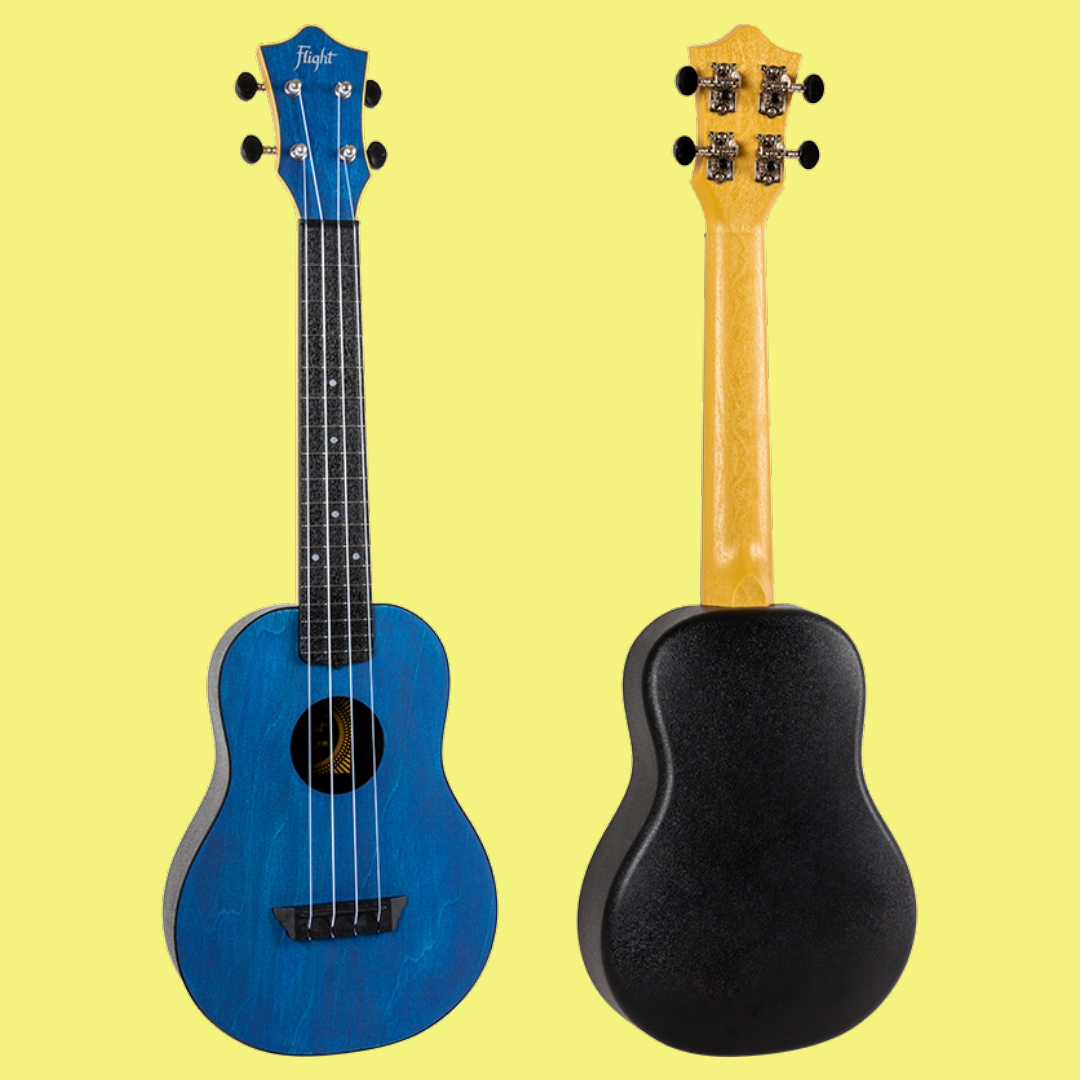 Flight TUC-35 Blue Travel Concert Ukulele with Gig Bag