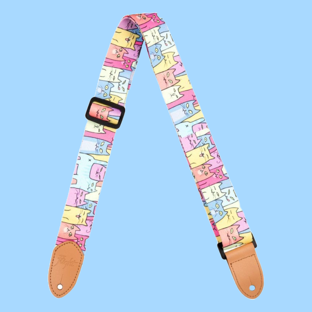 Flight S35 Kitty - Polyester Ukulele Strap