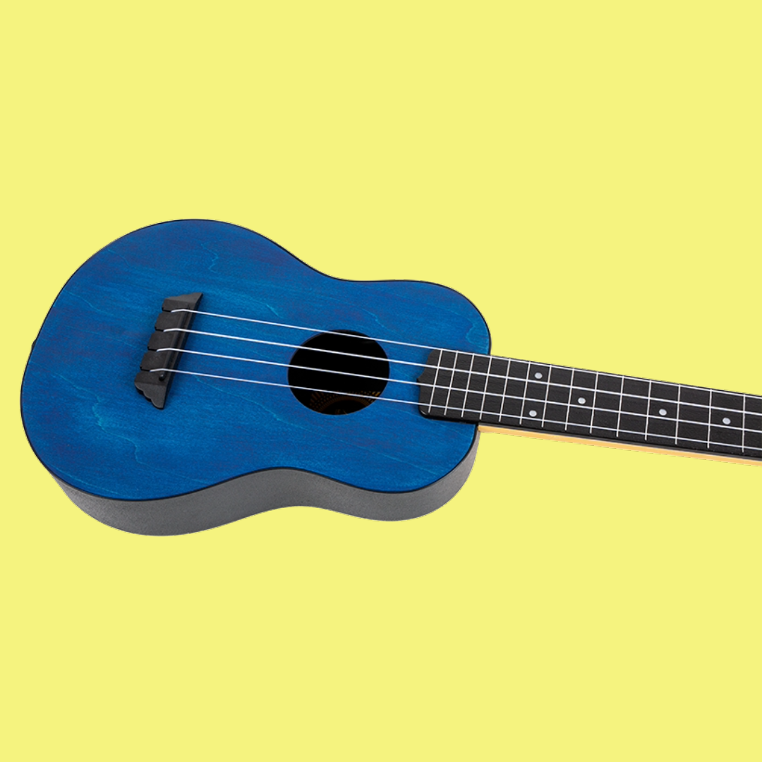 Flight TUC-35 Blue Travel Concert Ukulele with Gig Bag