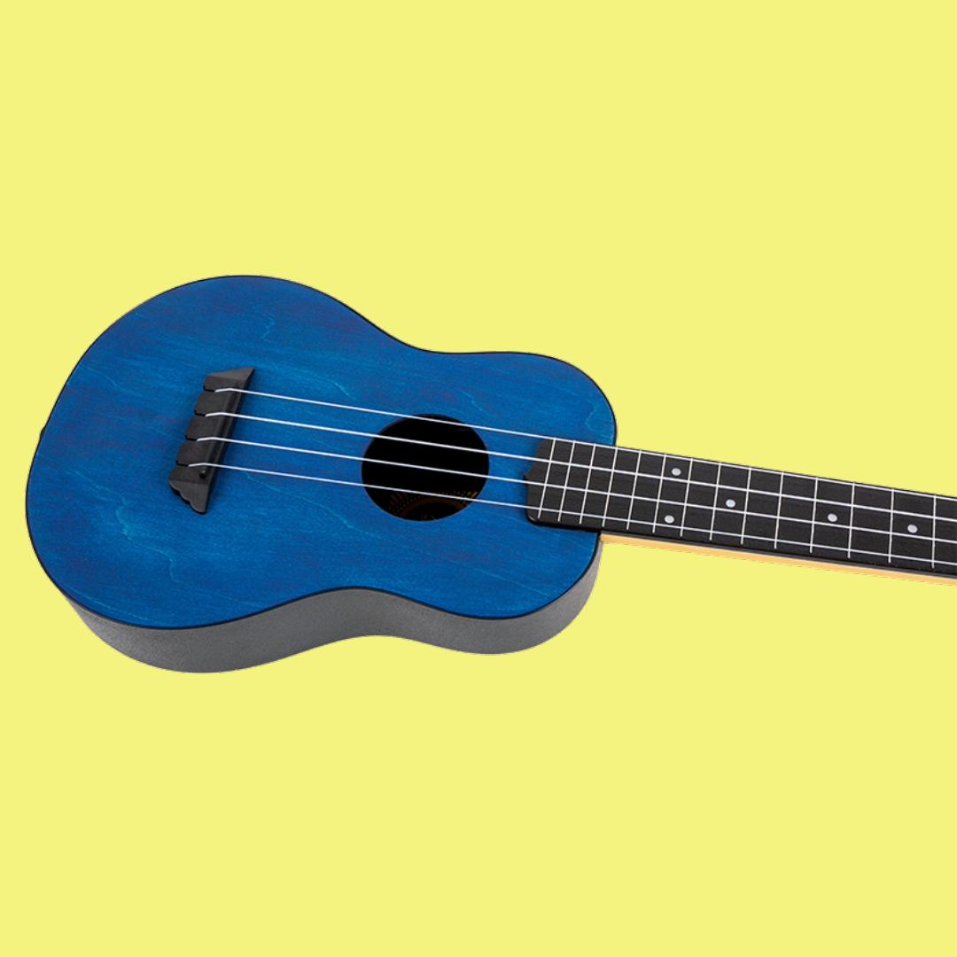 Flight TUC-35 Blue Travel Concert Ukulele with Travel Bag