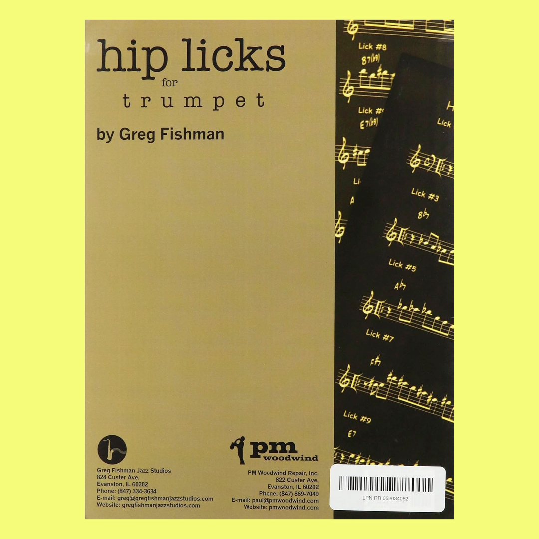 Hip Licks For Trumpet Book/4Cds