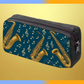 3 Saxophones Design - Music Bag/Pencil Case (Blue)