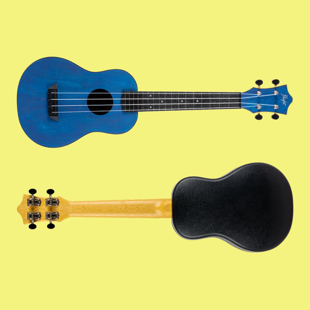 Flight TUC-35 Blue Travel Concert Ukulele with Gig Bag