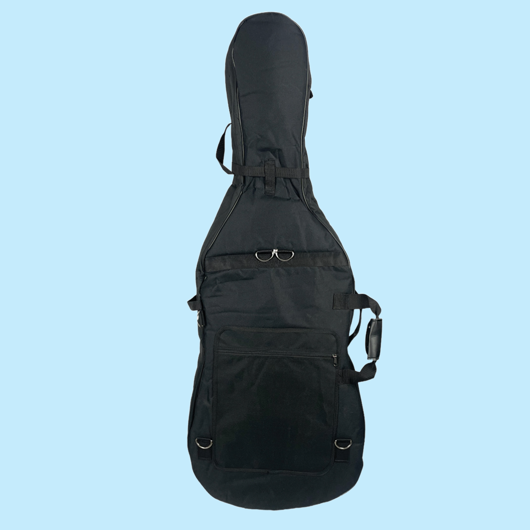 Hidersine Black Cello Padded Bag - 1/2 Size
