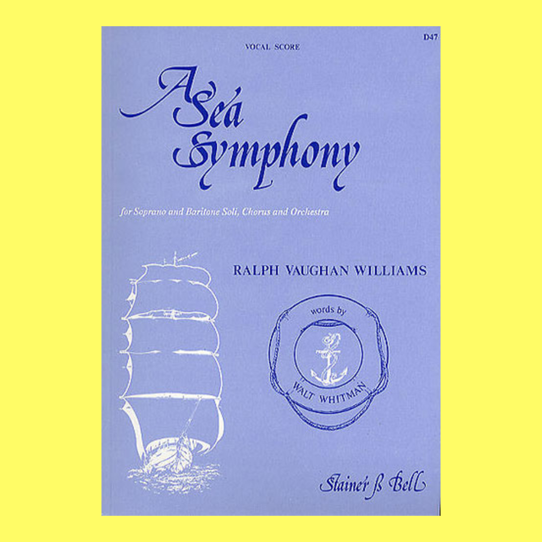 Symphony No 1 - Sea Symphony Vocal Score Book