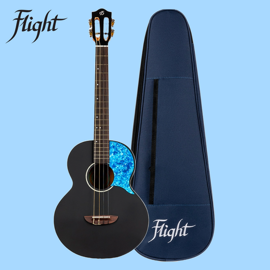 Flight IRISBK Baritone Ukulele with Deluxe Padded Gig Bag